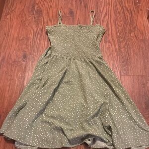 Green Polka Dot Dress